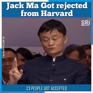 Alibaba founder, legend Jack Ma speaks about being rejected in Harvard. #StrategicResearchinstitute | Strategic Research Institute - SRI