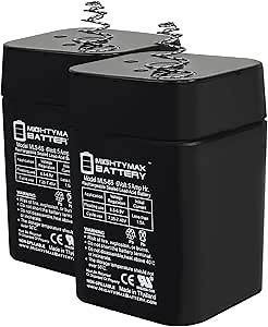 Mighty Max Battery 6V 5AH SLA Replacement Battery Compatible with Dorcy Luminator - 2 Pack