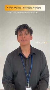 Video Wendy Muñoz Proyecto Hombre UNODC CND Dianova 2026