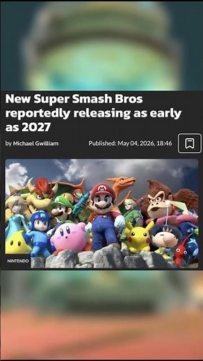 New Smash Bros in 2027?! #smashbros