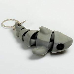 Flexi Shark Toy – Articulated 3D Printed Shark Figure / Keychain - Etsy Canada