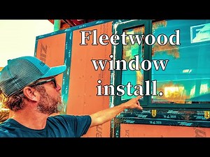INSTALLING Fleetwood Windows - The Zip Tape Method