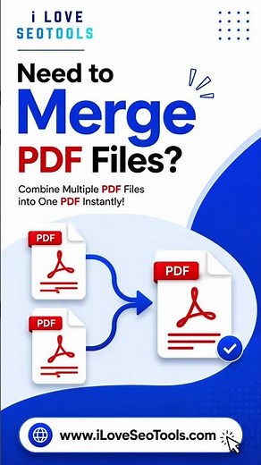 Free Merge PDF Tool – Combine PDF Files Online Instantly