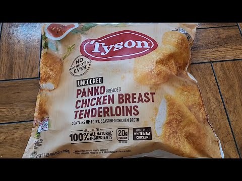 Costco Sale Item Review Tyson Uncooked Panko Breaded Chicken Breast Tenderloins Taste Test