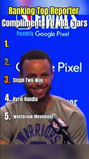 Ranking Top Reporter Compliments to NBA Stars #Shorts