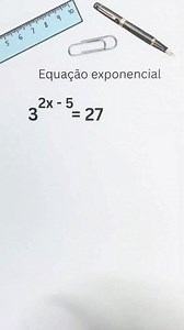 Como resolver uma equação exponencial? #matematica #equacao #aula | Professor Francivaldo - Matemática