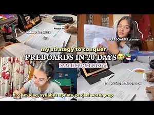 my STRATEGY for PREBOARDS😭📚 aesthetic study vlog, study motivation, amy’s frame, cbse 10th grader