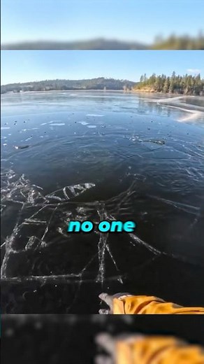 Biker Riding On Ice Fails Miserably