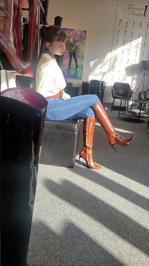 Knee-high boots in double brown - Fernando Berlin #boots #fashion