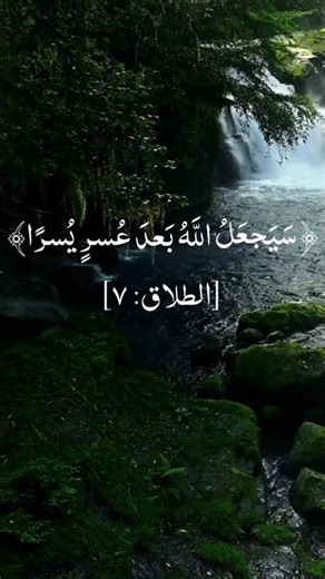 لَا يُكَلِّفُ اللَّهُ نَفْسًا إِلَّا مَا آتَاهَا ۚ سَيَجْعَلُ اللَّهُ بَعْدَ عُسْرٍ يُسْرًا﴾#shorts