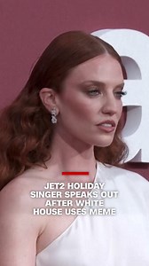 British singer Jess Glynne responded to the White House's decision to use the viral TikTok sound, which includes her 2015 song "Hold My Hand" and Jet2's commercial. Glynne criticized the White House for using the audio to show the ongoing mass deportations in the United States. | CNN