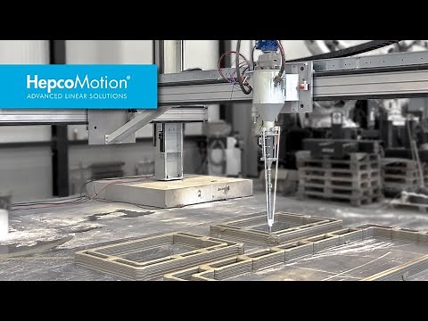 3D Printing Concrete Houses | HGS Gantry System | HepcoMotion Case Study