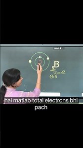 Boron orbital structure valence shells and valence electrons #education @renu choudhary