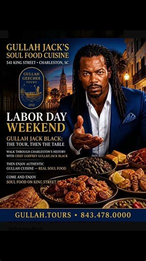 SOUL FOOD GULLAH CUISINE BLACK HISTORY TOUR CHARLESTON SLAVE TRADING MARKET EAT SOUL FOOD KING ST ￼