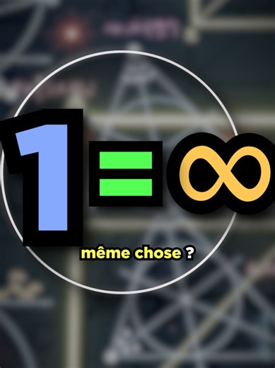 l'infini et le fini c'est pareil ?? 🥶 #maths #science #chadsciences