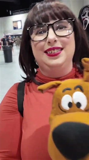 Velma from Scooby doo cosplay at ‪@scaradisefl‬