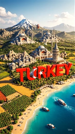 Turkey Map Animation | #turkey #mapanimation #veo3