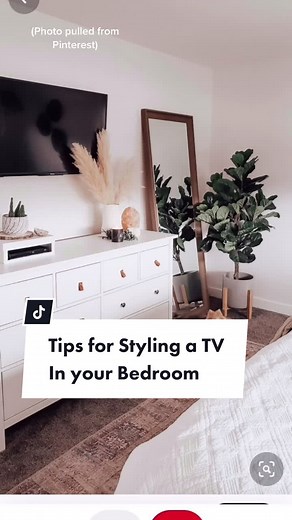 Tips for Styling a TV in Your Bedroom