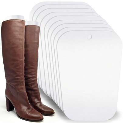 1 Pair Elastic Plastic Boot Shaper, 3D Fixed Boot Shaper, Suitable For Women's Boots, Cowboy Boots, Boot Accessories, Unisex, Straight Shaft Boot Shaper, Tall Boot Shaper, Plastic Boot Support Pad, Women's Tall Boot Elastic Extender | SHEIN