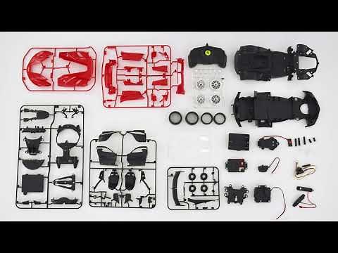 RAStar – 1:18 Ferrari FXX K EVO Building Kit | Remote Control DIY RC Car for Kids