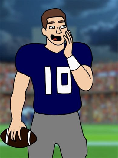 Super Bowl Comedy Animation: Quarterback's Hilarious Dilemma