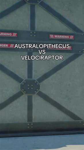 Australopithecus vs Velociraptor in Jurassic World