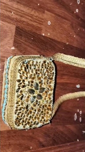 mini purse 👛 or clutch diy with waste box #creation #diy # handmade