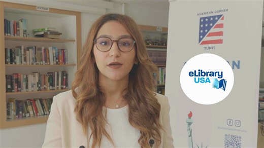 🎉 يسعدنا الاحتفال بإطلاق eLibraryUSA وهي منصة رقمية متطورة مخصّصة للـفضاءات الأمريكية، توفّر eLibraryUSA وصولًا مجانيًا إلى أكثر من 11,000 كتاب إلكتروني وكتاب صوتي وأفلام ومجلات وصحف ودوريات أكاديمية ووثائقيات، لدعم تعلّم اللغة الإنجليزية والبحث الأكاديمي واستكشاف الثقافة الأمريكية. 🎬 شاهدوا الفيديو للتعرّف أكثر على الموارد المتاحة عبر eLibraryUSA. 📍 زوروا أقرب American Space إليكم لطلب حساب eLibraryUSA وابدؤوا الاستكشاف اليوم. 🔗 https://tn.usembassy.gov/education-culture/american-spaces/ 🎉