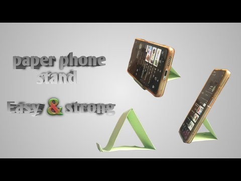 *How to Make a Paper Phone Stand | Easy DIY That Really Works!*