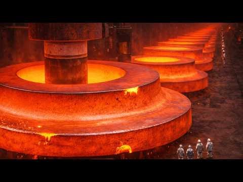 Ring Rolling Giants to Perfect CNC Tolerance. Heavy Industry Process Revealed - Free Documentary