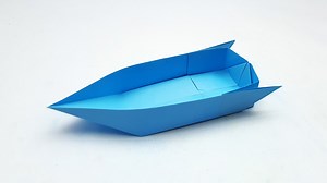 How to fold origami boat step by step - Boat making tutorial with paper - DIY paper toys #Crafts #PaperBoat #OrigamiCanoe | Entertaining Arts