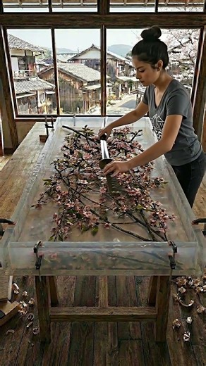 The Ultimate Samurai Desk: Sakura & Sword DIY Build