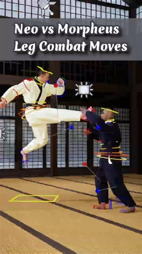 Neo vs Morpheus - Some of the Best Leg Combat Moves in #UE5