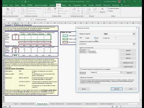 Ejemplos de Solver en Excel resueltos