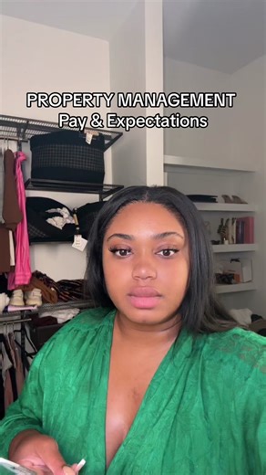 Property Management Pay & Expectations . I think its a great career where your experience will overshawdow any degree you may have or may not have. #propertymanagement#blackgirltiktok #blessed #jobs#pov #relatable #atlanta#propertymanager