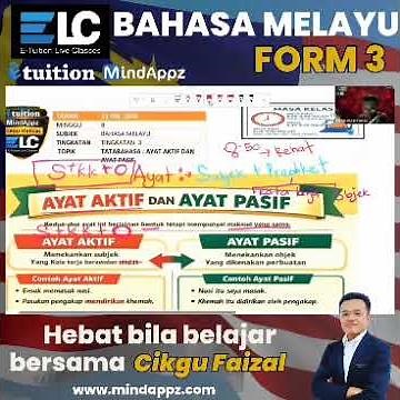 Ayat Aktif vs Pasif… formula mudah yang semua pelajar kena tahu! 😮Cikgu Faizal