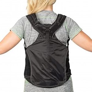 DMEforLess Thoracic TLSO Full Back Brace - Upper thoracic pain, Post Surgery Support, Kyphosis, Osteoporosis, Degenerative disk disease, Herniated or bulging disk, Fractures, Spine Issues. Lumbar Compression Fractures and more. For Men and Women.