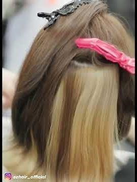 Two Tone Hair Colouring