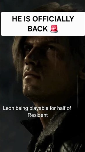 Leon Kennedy Returns in Resident Evil Requiem! 🧟‍♂️ #Shorts