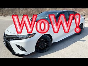 The 2021 Toyota Camry TRD is one sporty sedan!