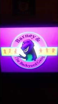 Opening to Barney and the backyard gang Barneys campfire sing along VHS 1990