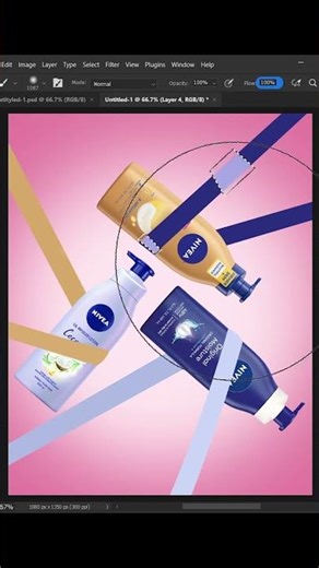 How to design a dynamic multi-product cosmetic poster