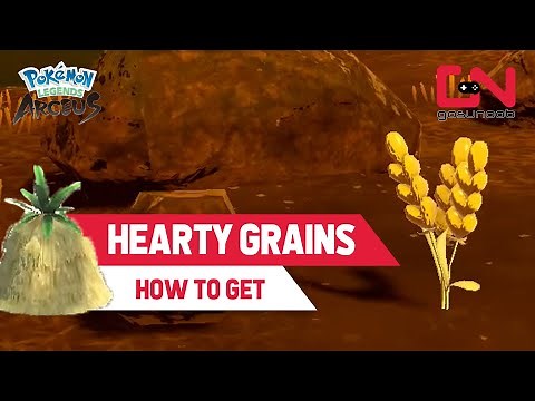 Pokemon Legends: Arceus Where to Find "HEARTY GRAINS"