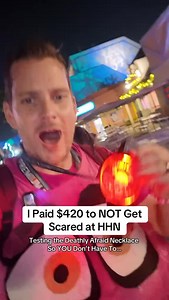 I Paid $420 to Not Get Scared at HHN using the Deathly Afraid Necklace which is a $20 upgrade for Halloween Horror Nights this year. The Deathly Afraid Necklace promotes you won’t be targeted in the scare zones and it works perfectly. You have to try it if you’re worried. #deathlyafraidnecklace #hhn #hhn2025 #halloweenhorrornights #halloweenhorrornightsorlando | Walrus Carp