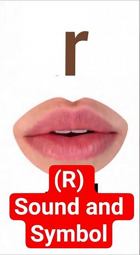 English Consonant /R/ Sound Symbol | Learn English Consonant R #shorts