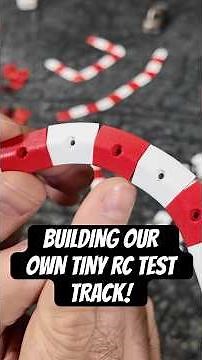 Our tiny test track is underway! And it’s going to be an epic racing arena for our Nano TTR cars