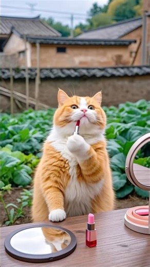 cat makeup and frog|#viral #trending #shorts #animation