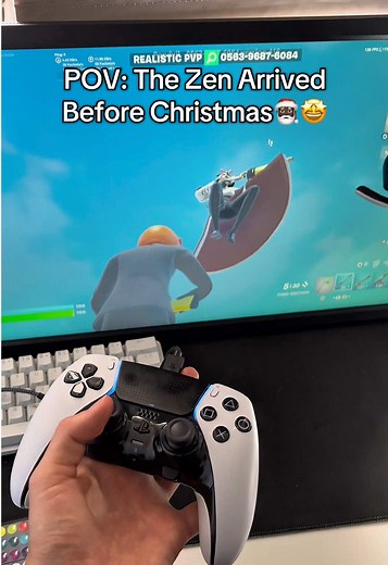 Zen Script Action in Fortnite Before Christmas
