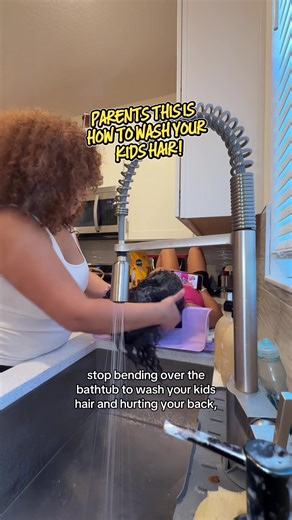 This portable wash bowl has made my life so much easier 😅 #tiktokshopcreatorpicks #kidshairtutorials #parentsoftiktok #hairwashday #kidsmusthave