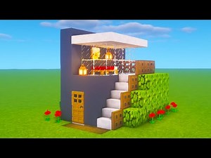 Minecraft Tutorial: How To Make The Easiest Modern House Ever Made "2020 Tutorial"